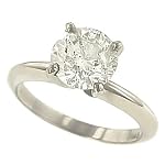 2.22cttw Round Diamond Solitaire Ring Egl F-G/si3