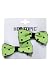 Yellow And Black Dot Mesh Bow Barrette 2 Pack