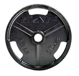 10 lb 2 Black Rubber Coated Grip Weight Plate