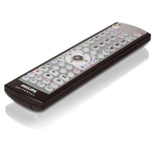 Philips SRU4008/27 Universal Big Button 8 in 1 Remote (Silver/Black)