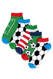 5 Pairs of Freshfeet™ Football Trainer Liner Socks