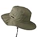 Extra Big Size Brushed Twill Aussie Hats - Olive (For Big Head)