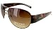 NEW Women's Nine West Aviator Sunglasses Brown Lenses