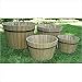 Round Tall Cedar Barrel (Set of 4 ) Color: Antique Gray
