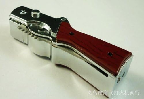 Novelty Lighter with Knife - Refillable Butane Gas Lighter