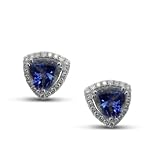 14K Exquisite Tanzanite and Diamond Earring (NEW ARRIVAL)