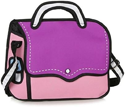 Oime 4 Colors 3D Jump Style 2D Drawing From Cartoon Paper School Bag