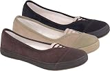 Bearpaw Women's Suede Slip-on Ballet-style Shoes - Style 307 Candace