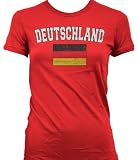 Deutschland Flag International Soccer Juniors T-shirt, Germany Soccer Juniors T-shirt