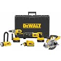 DEWALT DCX6401 36-Volt Lithium Ion Cordless Hammerdrill/Circ/Recip/Floodlight Combo Kit with NANO Technology