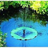 Floating Lily Fountain Solar Powered Garden Water Feature