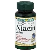 Nature's Bounty Niacin, Time Released, 250 mg, Capsules, 90 ct.