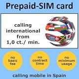 MYSIMCARD Prepaid-Simkarte Spanien inkl. 5 EUR Startguthaben