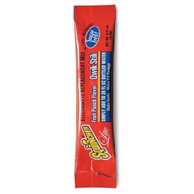 Sqwincher 060102-FP Fruit Punch Flavor 0.11 oz Qwik Stik Lite Powder Concentrate Electrolyte Replacement Beverage Mix (Case of 10)