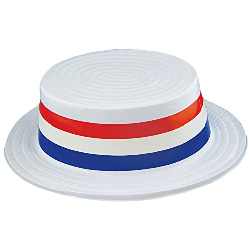 USA Fourth of July Hat - Patriotic Skimmer Party Hats by Funny Party Hats®