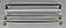 Urbanest Energy Saving Wrap Around Black Out Return Adjustable Window Curtain Metal Rod Set, 1-inch Diameter, 96