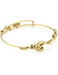 Alex and Ani "Spiritual Armour" Om Expandable Wire Bangle Bracelet