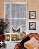 Sheer Divine Drape Shade 42 x 63 White