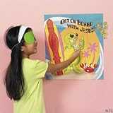 Pin the Lei on the Turtle Christian Kids` Game