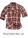 Surplus Raw Vintage Hemd Wood Cutter Shirt - rot -