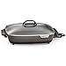 Presto 06858 Slimline Skillet with Glass Cover, Black