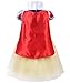 JerrisApparel Princess Dress Up Halloween Costumes for Girls with Red Cape