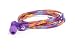 Chic Tangle Free Arts Earbud Headphones with Microphone, Fire Swirl