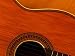 Close-Up of Body and Strings of Wooden Acoustic Guitar Photographic Poster Print, 12x16