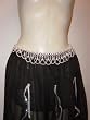 Silver Metal Belt with Swags and Bells