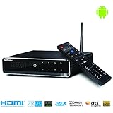 KDLINKS&reg; A300 4K Android Quad Core 3D Smart H.265 Network HD TV Media Player with HDD Bay, WIFI, DOLBY 7.1, Gigabit LAN, 2GB RAM, 16GB Storage, 4 Core CPU, 8 Core GPU, XBMC/KODI Support, H.265 Hardware Decoding & 4K Support
