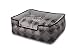 P.L.A.Y. Pet Lifestyle and You Royal Crest Black Lounge Bed, Medium