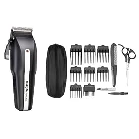 BaByliss for Men 7498BU Powerlight Pro 15 Piece Hair Clipper