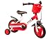 Hudora Kinder Fahrrad RS-10, rot, Reifengröße: 10 Zoll (25,4 cm)