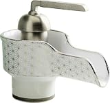 KOHLER K-11000-VT-0 Bol Ceramic Faucet with Silkweave Design, White