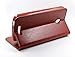 NageBee(TM) - HTC Desire 510 Case - Wallet Flip Case Pouch Cover Fold Stand case Premium Leather Wallet Flip Case (Fold Wallet Brown)