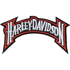 Logo Aufn�her / Iron on Patch " Harley Davidson "