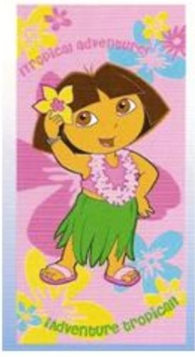 Dora The Explorer TROPICAL ADVENTURE kids Beach Towel