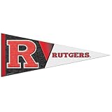 Rutgers Scarlet Knights Big R Premium Pennant 12 x 30