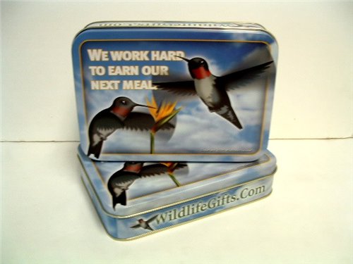 Hummingbird Rectangle Tin