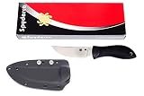 Spyderco Bill Moran Upswept Plain Edge Knife, Black
