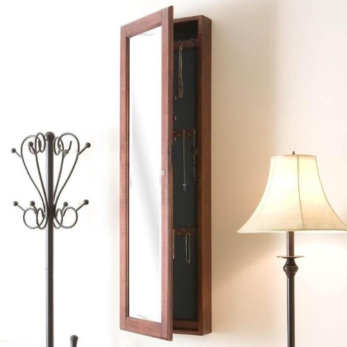 SEI Wall-Mount Jewelry Mirror