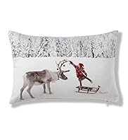 Christmas Snow Scene Print Cushion