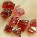 Crystals RUBY or SPINEL crystals gemstones semi facet rough specimens gem