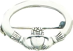 Sterling Silver Claddagh Pin