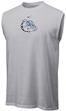 Gonzaga Bulldogs Adult Grey College Logo Sleeveless T Shirt By Nike Team Sports