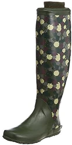 Amaort Women's RALA Rain Boot - Khaki(Print) - US4