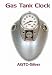Gas Tank Clock-Silver