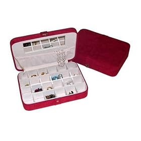 Mele Suede Jewelry Box Rose 545-22