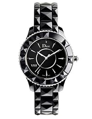 Christian Dior Womens CD1245E0C001 Black VIII Black Dial Automatic Watch