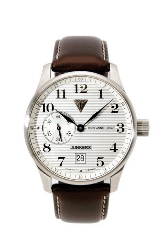Junkers Herren-Armbanduhr Iron Annie JU52 Analog Leder braun 6638-1 Preisvergleich